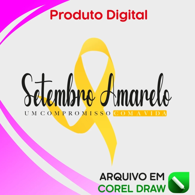 ARTE DIGITAL — SETEMBRO AMARELO