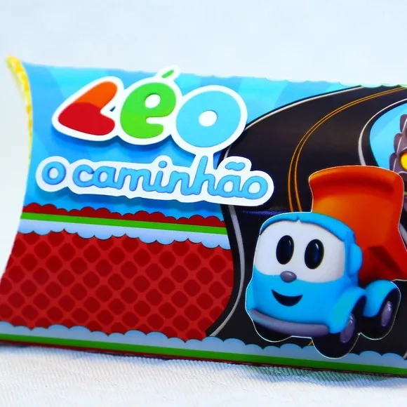 Kit 30 Lembrancinhas Léo o Caminhão