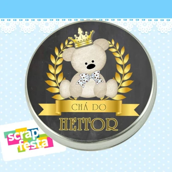 Lembrancinhas de Chá de Bebê Latinhas