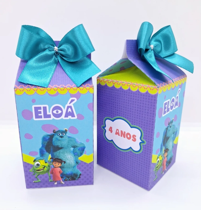 PEGUE E MONTE - Kit Festa MONSTR0 SA - Decoração de Festa - Caixinhas Personalizadas