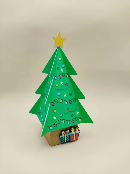 Vela Aromática com Caixa Árvore de Natal