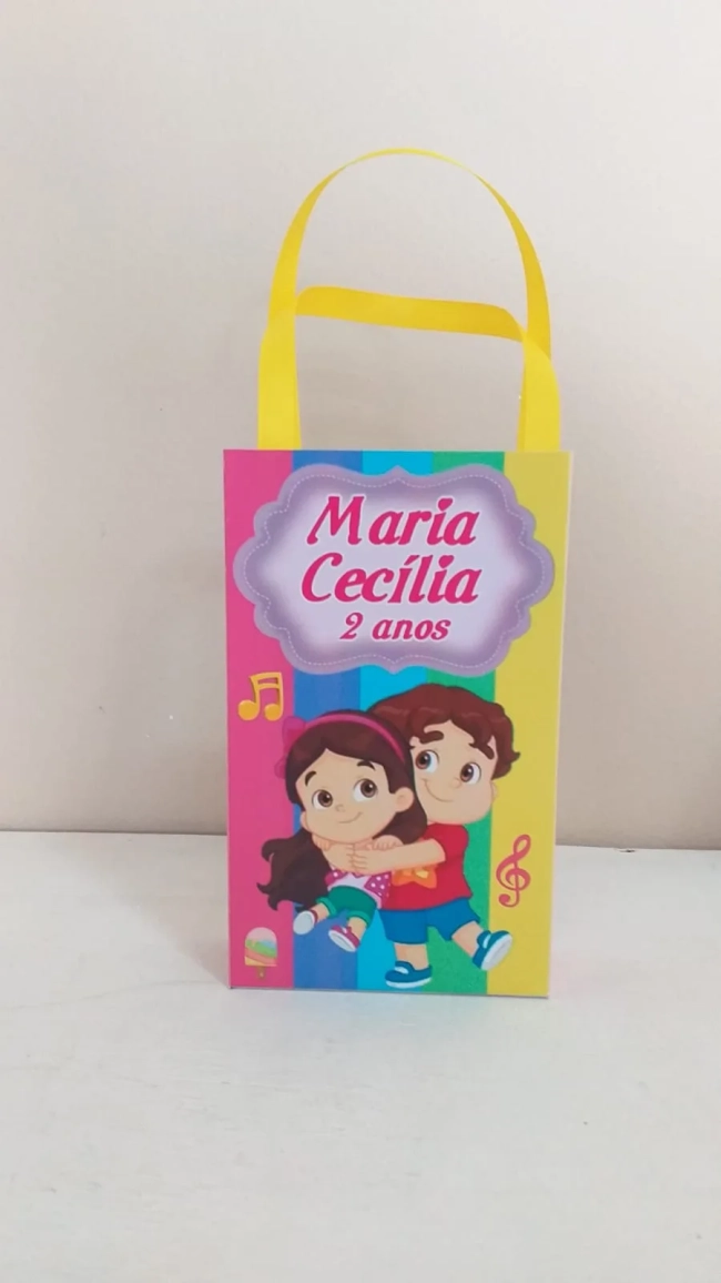 Sacolinhas Personalizadas Maria Clara e jp para Lembrancinhas