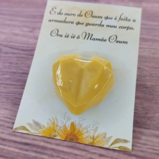 40 UNIDADES Mini Sabonete Coração Diamante no Card Lembrancinhas  Oxum