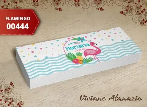 Rótulo Potinho Flamingo - 00444