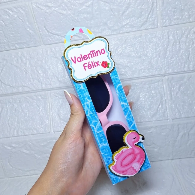 Óculos na Caixa Personalizada - Pool Party