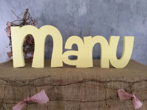 Letras Decorativas em MDF Linha CH