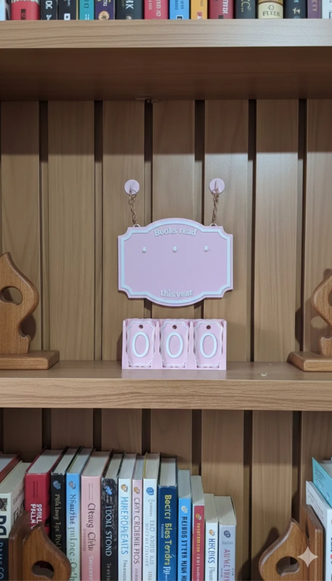 Mini Contador de livros (Impressão 3D)