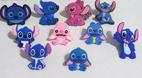 Ponteira para Lápis Stitch Emborrachados - 10 Peças