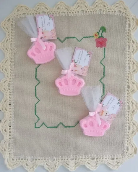 Lembrancinha Mini Sabonete - Coroa - Princesa/príncipe