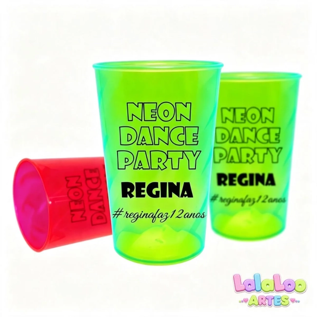 Copo Neon Party Personalizada