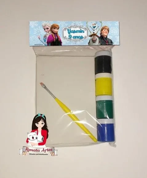 Kit Pintura Personalizado Frozen