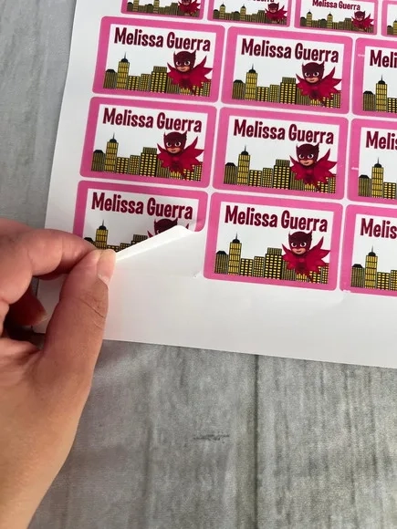 Etiquetas Escolares a Prova D'água - Frete Grátis