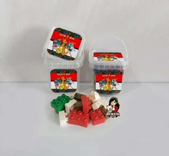 Monta Monta no Baldinho Personalizado Pokemon