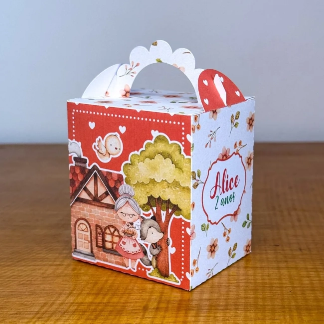 PEGUE E MONTE - Kit Festa CHAPEUZINHO VERMELHO - Decoração de Festa | Lembrancinhas | Aniversário | Personalizados
