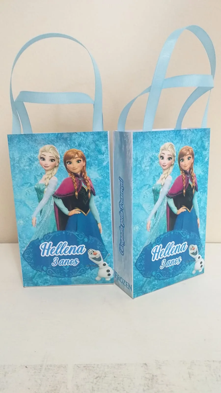 Sacolinhas Personalizadas Frozen para Lembrancinhas
