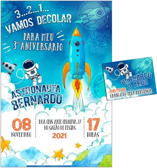 CONVITE DIGITAL C/TAG Espaço Astronauta 2