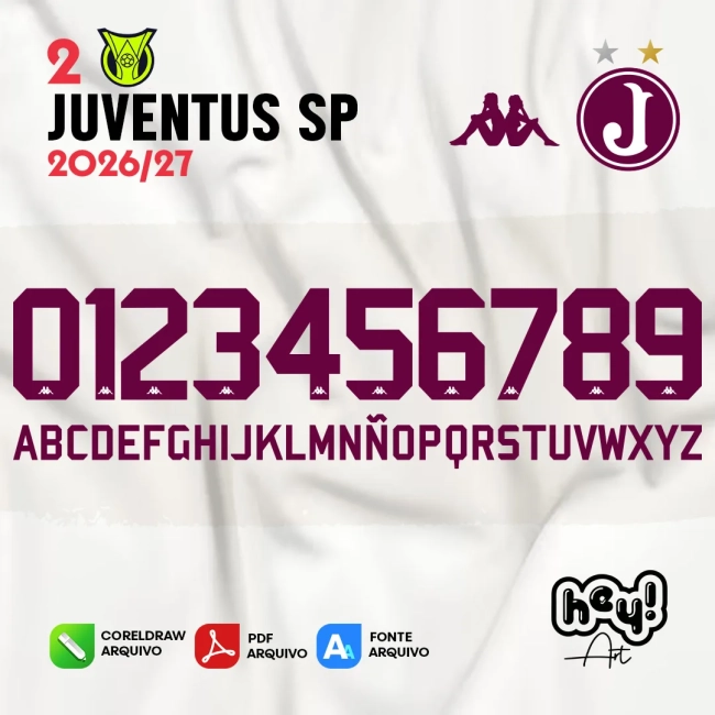 Fonte Vetor Juventus Mooca Acesso 2026/27