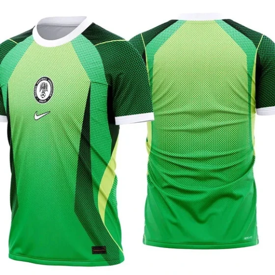 Arte Vetor Camisa Nigeria Titular 2026-28