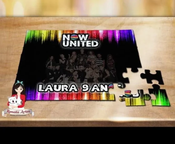 Quebra Cabeça Personalizado Now United