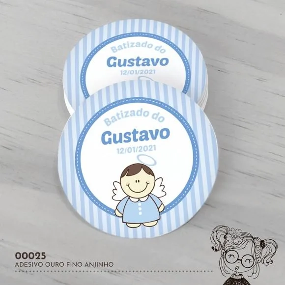 Adesivo Água Ouro Fino Anjinho - 00025