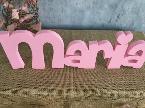 Letras de MDF -Nomes Linha CH