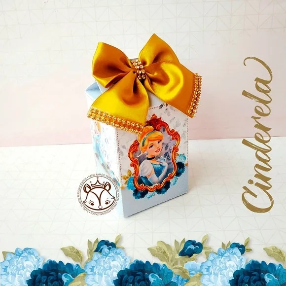 Kit 60 Lembrancinhas Cinderela