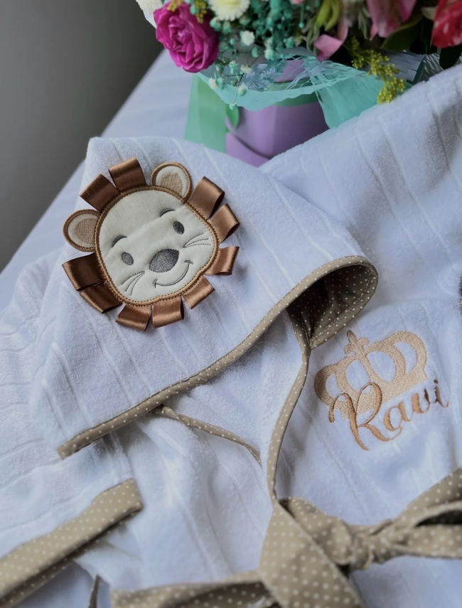 Roupão infantil personalizado