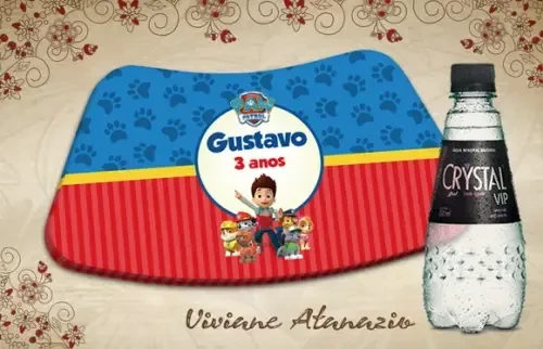 Rótulo Crystal Patrulha Canina - 00294