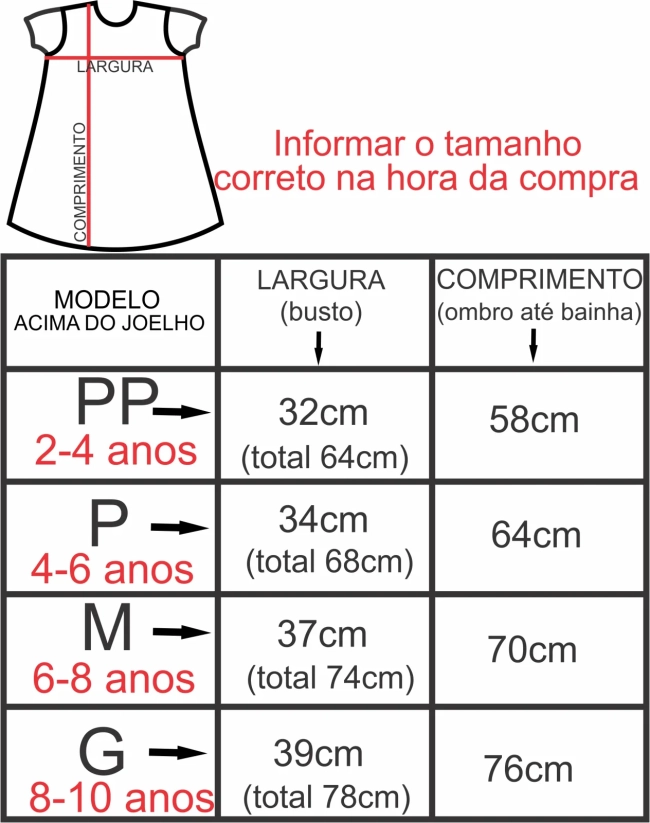 Vestido Infantil Fantasia Boneca de Pano Retalhos Coloridos com Costuras