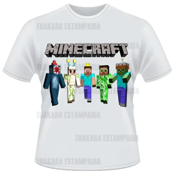 Camiseta Minecraft 2