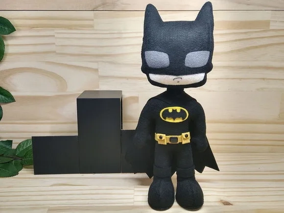Pinguim e Batman em Feltro