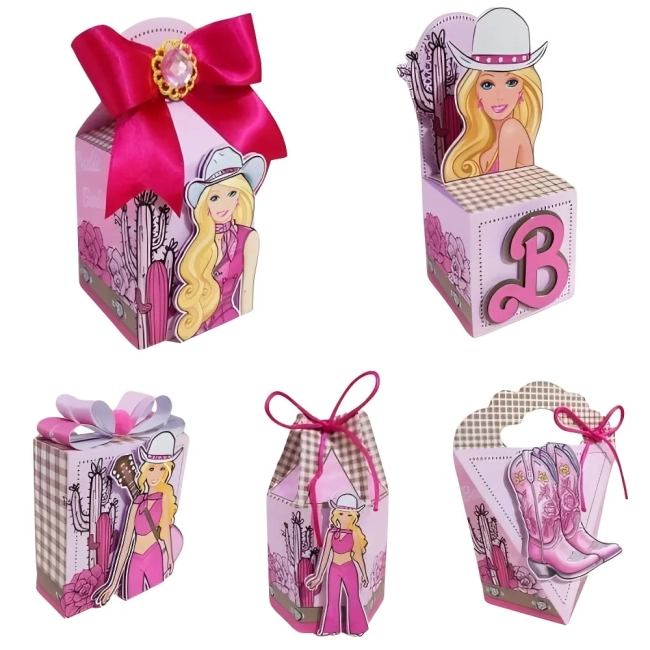 Kit Personalizado Barbie Vaqueira - Cowgirl 3D Arquivo Digital