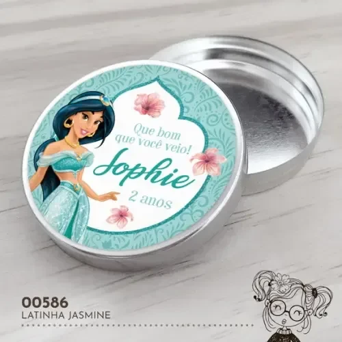 Latinha Adesivada Jasmine - 00586