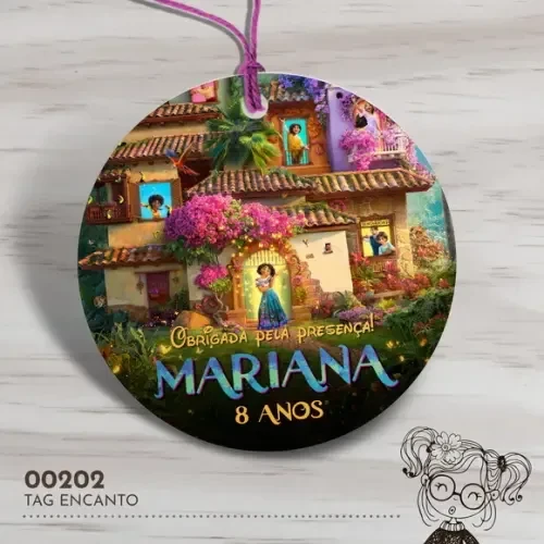 Tag Redonda Encanto - 00202