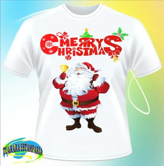 Camiseta Merry Christmas - Feliz Natal