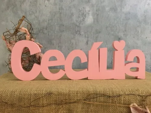 Letras de MDF -Nomes
