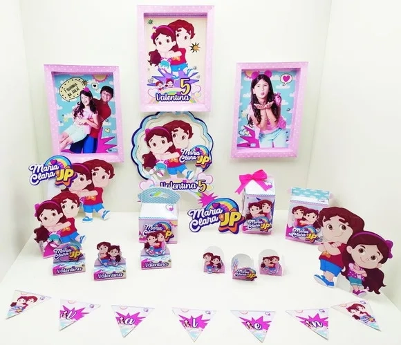 Kit 30 Lembrancinhas Maria Clara e Jp