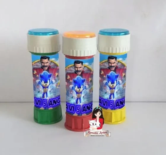 Bolhas de Sabão Sonic Filme