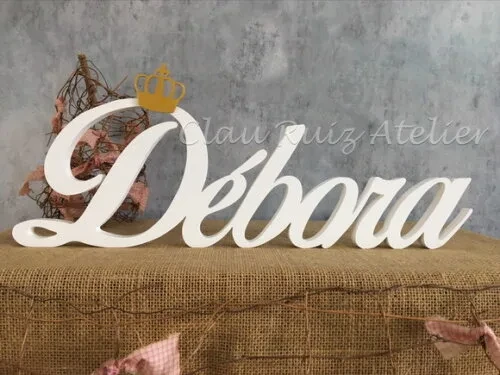 Letras de MDF -Nomes - Letras Cursivas