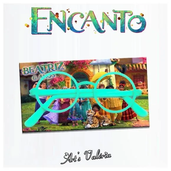Óculos da Mirabel Encanto - Plástico sem Lentes