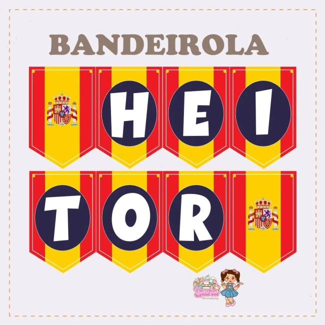 Kit Festa Só Um Bolinho ESPANHA - Decoração de Festa