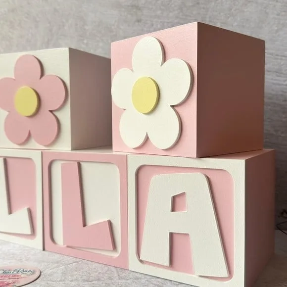 Cubos 10x10cm Ts Decoração de Quarto de Bebê