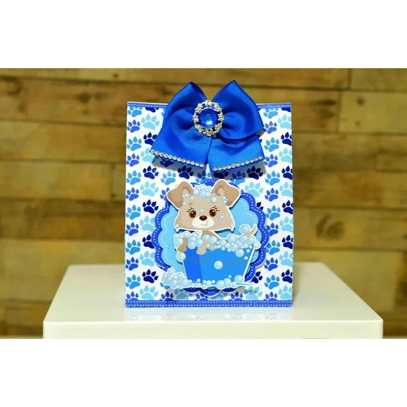 Kit 60 Lembrancinhas - Pet Azul