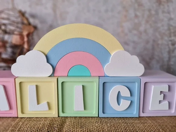 CANDY COLORS - Cubos 6x6cm TS + ARCO ÍRIS.