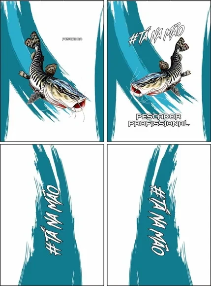 Arte Vetor Camisa Pesca-mod-0161