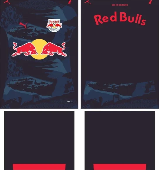 Arte Vetor Camisa Salzburg Rb Visita 2025-2026