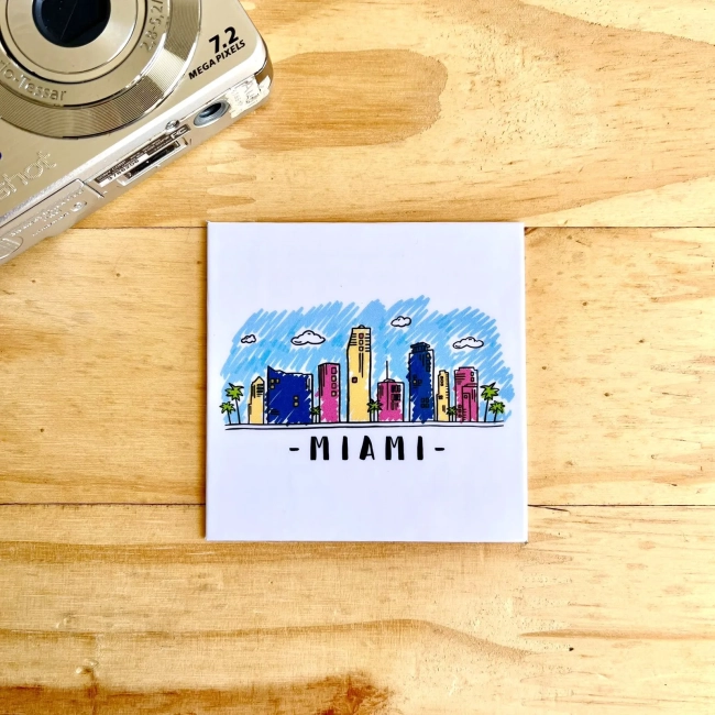 Imã Decorativo Lembrança - Miami