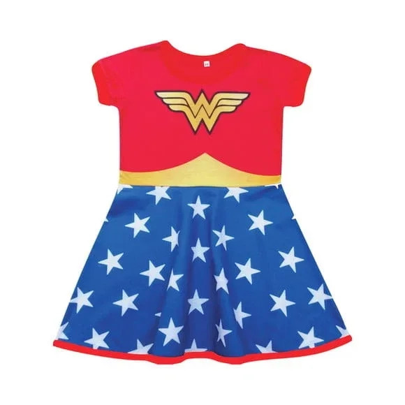 Vestido Infantil Super Heroínas