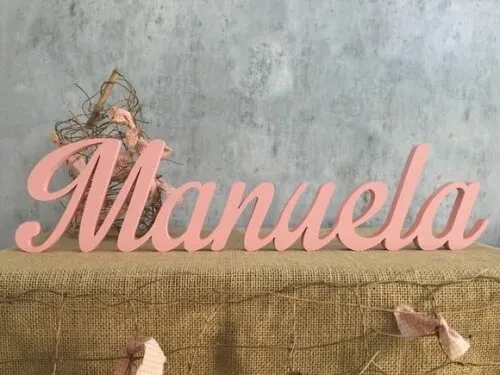 Letras de mdf -nomes - Letras Cursivas
