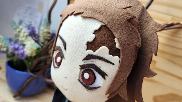 Boneco em Feltro Manga